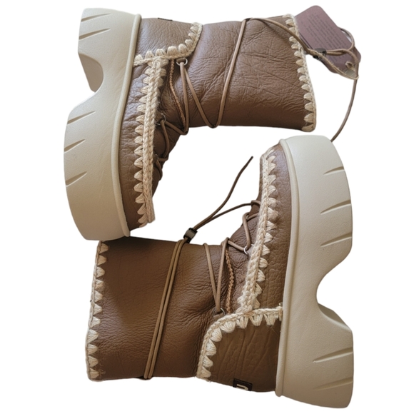 Free People MOU Lunar Landing Snow Platform Boots Size/38 - Picture 6 of 10